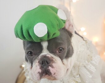 Super Mario Mushroom Pet Hat - Regulowany kostium na Halloween