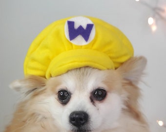 Supper Wario, Waluigi, Fire Mario , Mario ,Luigi /  Dog costume/Halloween dog and cat costume/