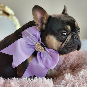 Bow tie  // Dog Valentine&#39;s Bow //  Dog Neck Tie || Pet Bow Tie || Dog Clothes