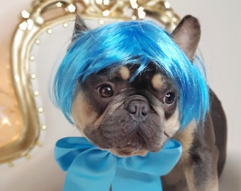 Wig   for dog or cat// Halloween//small pet/Dog costume /Cat costume /Pet costume /