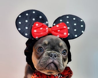 Mini mouse hat  for dog of cat / Halloween dog costume/