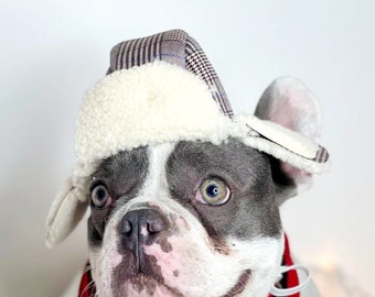 Winter hat for  dog/Frenchies hat/Christmas dog hat/