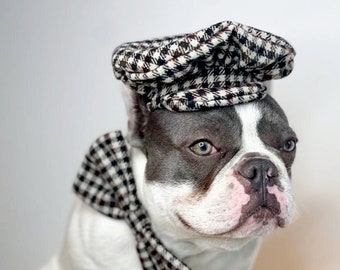 Set cap and bow tie / Cap for your pet/Hat  for dog or cat /