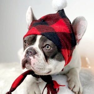 Winter hat for  large dog/Frenchies hat/Christmas dog hat/
