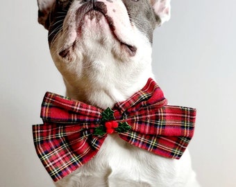 Bow tie  // Dog Christmas Bow //  Dog Neck Tie || Pet Bow Tie || Dog Clothes