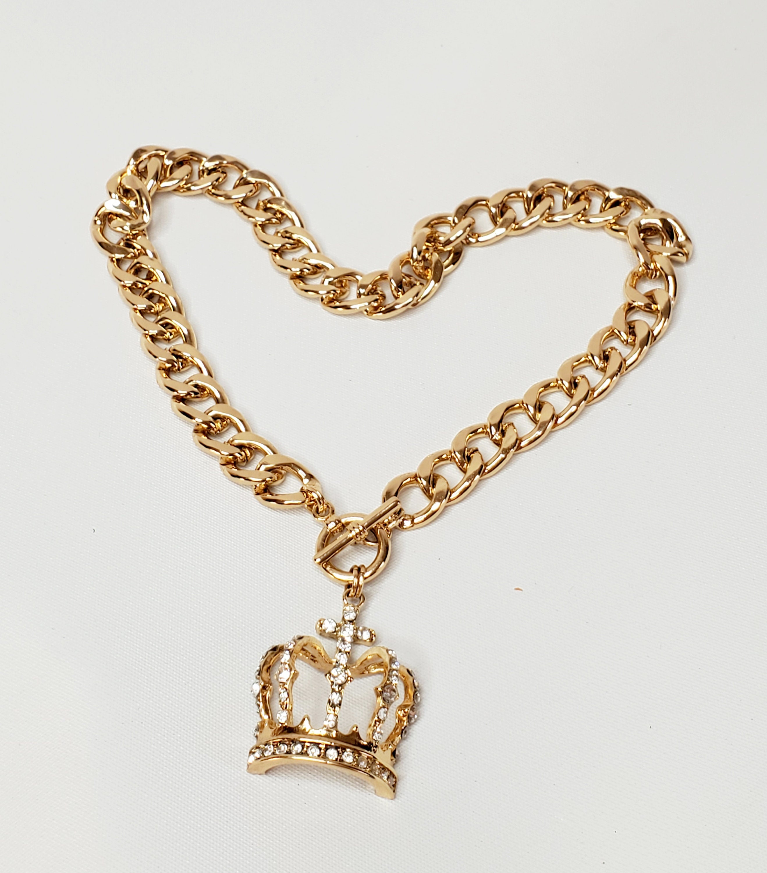 Supper cute dog neck chain gold color/ Jewelry for pet Etsy