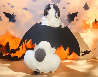 Hondenkostuum vleermuisvleugels, verstelbare halloween-huisdieroutfit