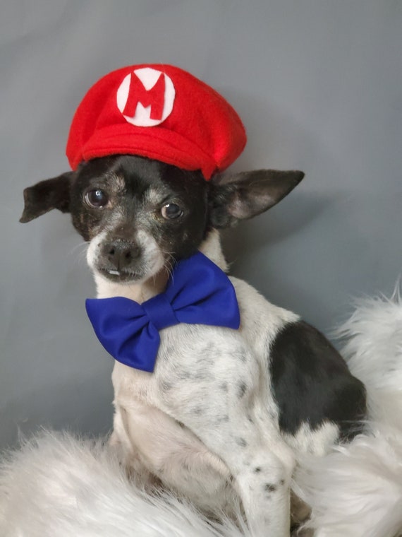 Supper Mario Hat Red Color for Dog or Cat Small Animal Doll