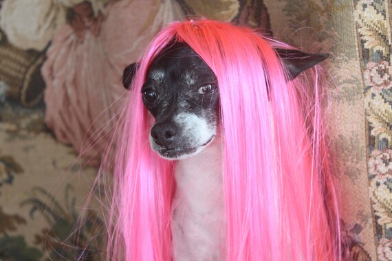 Pink halloween wig deals