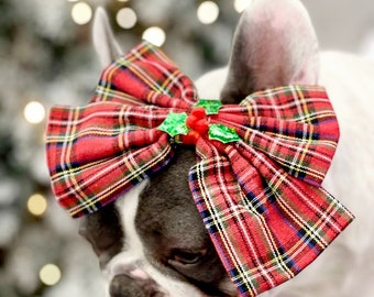 Bow tie  // Dog Christmas Bow //  Dog Neck Tie || Pet Bow Tie || Dog Clothes