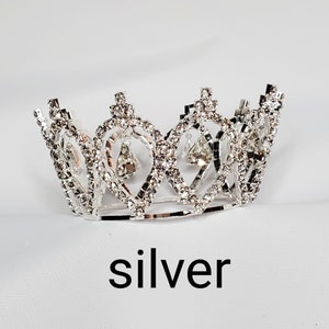 Silver color Crown for dog or cat /Princess dog crown / Crown for dog /Princess crown/ Silver