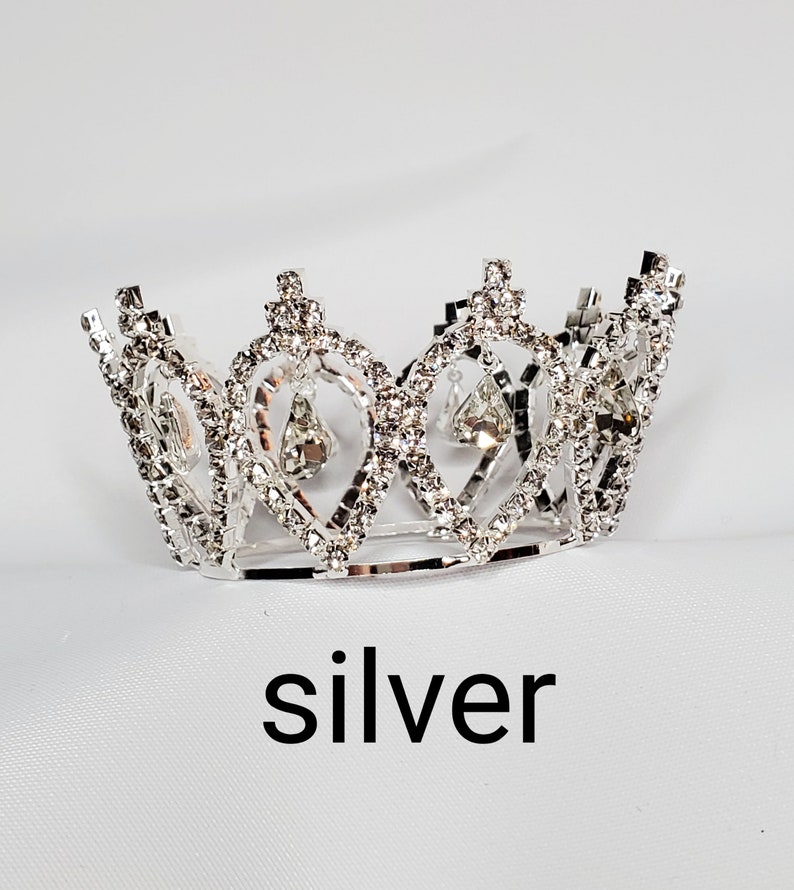 Silver color Crown for dog or cat /Princess dog crown / Crown for dog /Princess crown/ Silver