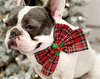 Bow tie  // Dog Christmas Bow //  Dog Neck Tie || Pet Bow Tie || Dog Clothes