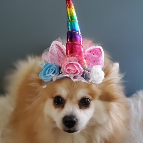 Pet Unicorn Hat for Dog or Cat/halloween Dog Costume/ Etsy