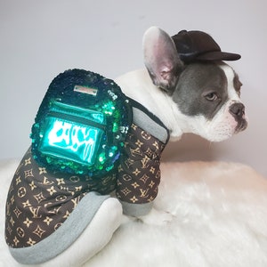 Louis Vuitton Dog Carrier  Louis vuitton dog carrier, Boston terrier love,  Easy travel