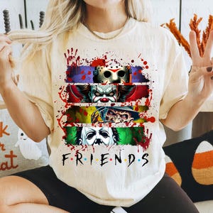 Retro Freunde Horrorfilm Png, Horror Freund Png, Halloween Shirt Design Png, Gruseliges Halloween Png, Tarot Karte Halloween Png, Digitale Datei