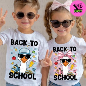 School Goose Png, 1st Day Of School, Back To School Png, First Day Of School Png, Back To School Boy Girl Png, Boy School Png, Digital File