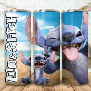 Poster Cartoon Movie Live Action 20oz Skinny Tumbler Png, Movie Blue Character Tumbler Wrap Sublimation, Blue Monster 20oz Tumbler Png