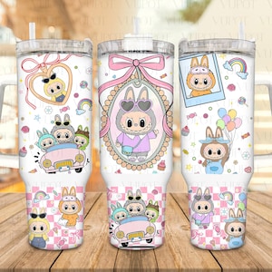 Funny catoon beker 40 oz png, pop karakters 40 oz beker cadeau voor vrienden, trending cartoon png, cartoon beker 40 oz png, digitaal bestand