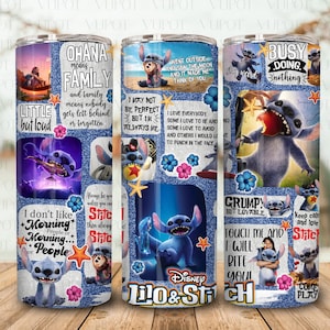 Cartoon Monster 20OZ Tumbler Wrap Png, Blue Monster Character 20Oz Tumbler Wrap Design, Cartoon Character Png, Digital Download