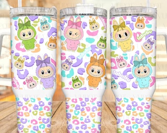 Trending Cartoon 40Oz Tumbler Wrap, Cute Doll Tumbler 40Oz Wrap Png, Funny Catoon 40Oz Tumbler Png, Doll Cartoon Png, Gift for Friends