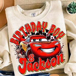 Custom Name Cars Birthday Boy Png, Birthday Boy Cars Png, Custom Birthday Png, Cars Birthday Png, Boy Png, Custom Name Png, Digital Download
