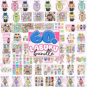 60+ Doll Cartoon Png Bundle, Monster Doll Bundle Png, Coquette Bow Cute Doll For Kids Girls Png, Gift For Kid Png, Digital Download