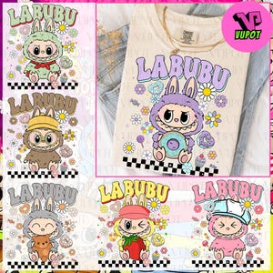Cartoon Doll Bundle Png, Monster Doll For Kids Girls Png, Cartoon Character Png, Cute Doll Gift For Kid, Funny Cartoon Png, Digital File