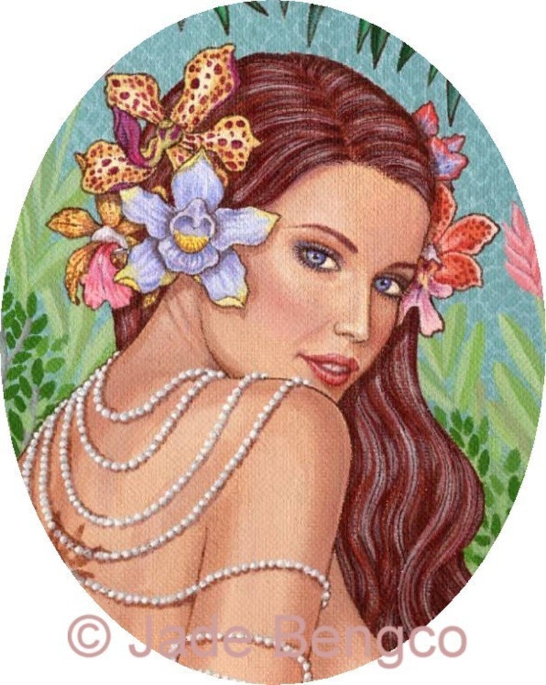 MANGO JUBILEE Limited Edition Art Print From an Original Fantasy Art