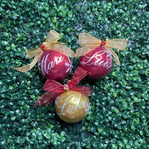 Personalized Christmas Balls