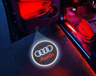 AUDI LED Welcome Door Light Projector | Set of 2 With Light