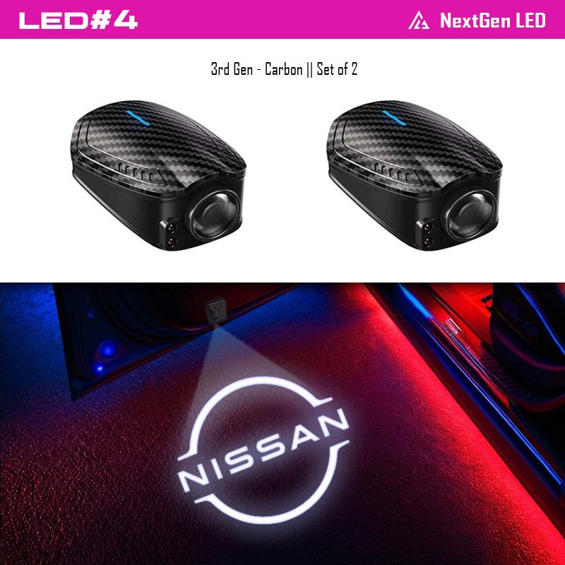 Nissan LED Welcome Door Light Projector | Set of 2 With