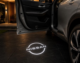 Nissan LED Welcome Door Light Projector | Set of 2 with Light & Distance Sensors | Fits Nissan Models