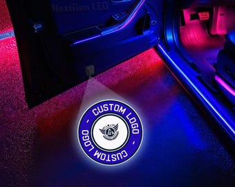 2 Pcs Car Logo Projection LED Projecteur Porte FantôMe Ombre LumièRe Lampe pour La 2 Pcs Car Logo Projection LED Projecteur Porte FantôMe Ombre LumièRe Lampe pour La