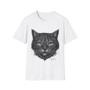 Cat Lover Unisex T-Shirt, Softstyle Tee, Graphic Cat Shirt, Pet Lover Gift, Casual Wear, Animal Lover Apparel, Unique Gift Idea