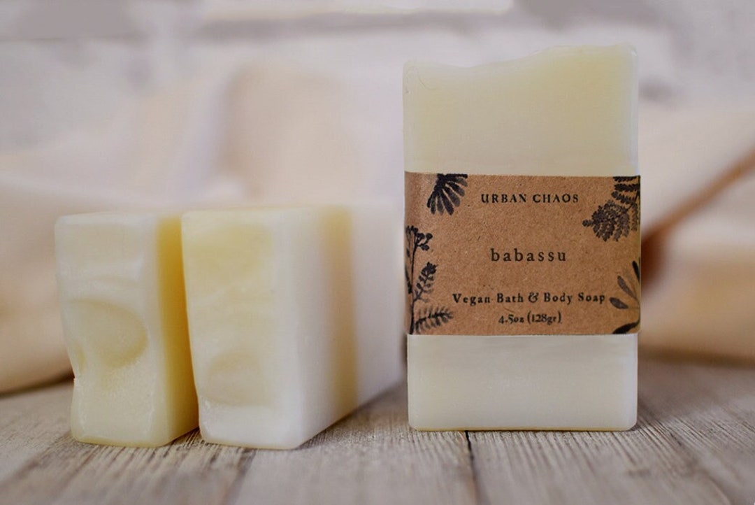 Coconut Free Soap Vegan Unscented Babassu Soap, Body Wash, Coconut
