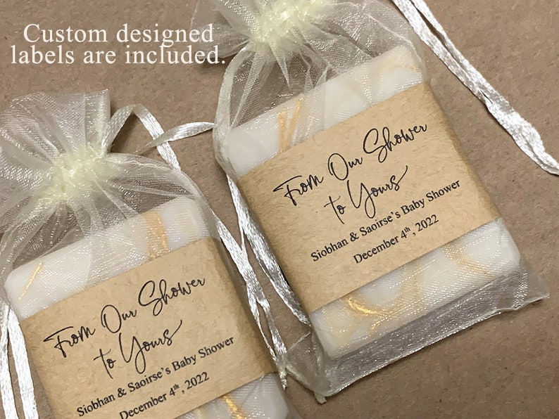 Bridal Shower Favors My Shower to Yours Soap Baby Shower Favors, Hand Made Soap Bar Favors, Wedding Shower Party Favors by UrbanChaosUSA image 6