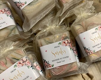 Unique Bridal Shower Favors - From My Shower to Yours Soap, Bridal Luncheon Favors, Baby Shower Soaps, Bulk Party Gift Soap - Urban Chaos