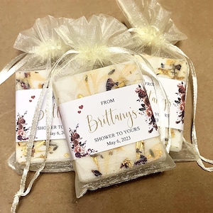 Bridal Shower Favors - Custom Soap Favors for Fall Wedding Shower & Baby Showers, Handmade Soap for Party Favors, by UrbanChaos