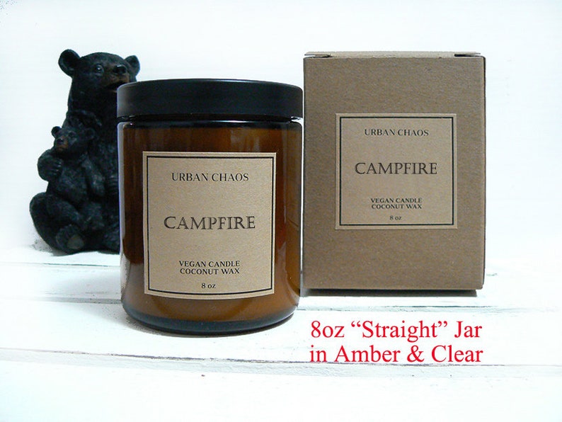 Campfire Candle Woodwick Candle Realistic Campfire Smoke Etsy