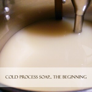making handmade soap