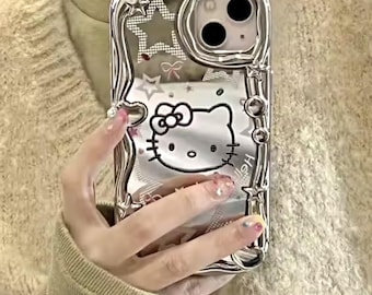 Cute Hello Kitty iPhone case with Mirror / case for iPhone 12, 13, 14, 15 series