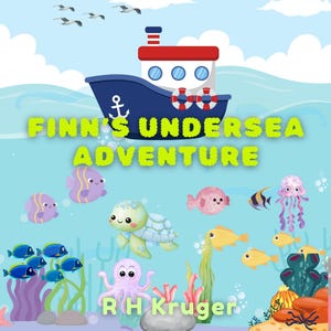 Finn’s Undersea Adventure, Printable Ocean Story for Kids, Underwater Children&#39;s Story, Ocean Adventure for Kids Ages 4-8, Instant Download