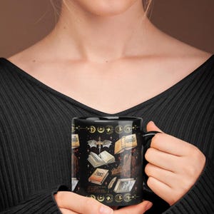 Fourth Wing Mug Bookish Dragon Mug Romantasy Mug for Xaden Riorson Fans BookTok Mug Gift for Wife Cute Bookish Mug Book Lover Gift Onyx