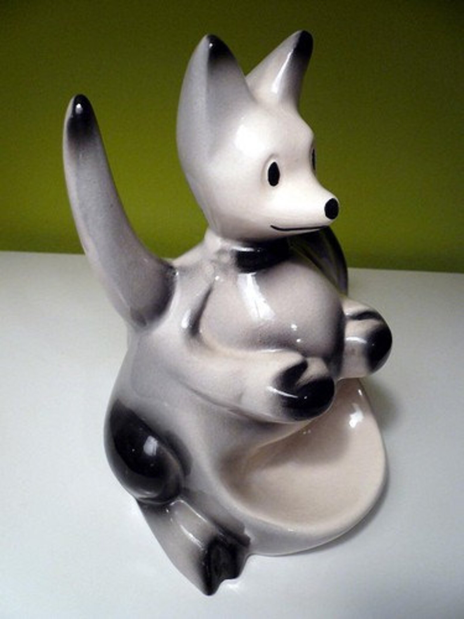 Vintage 1950s ceramic Kangaroo Coin Wallet Dresser Caddy / Etsy