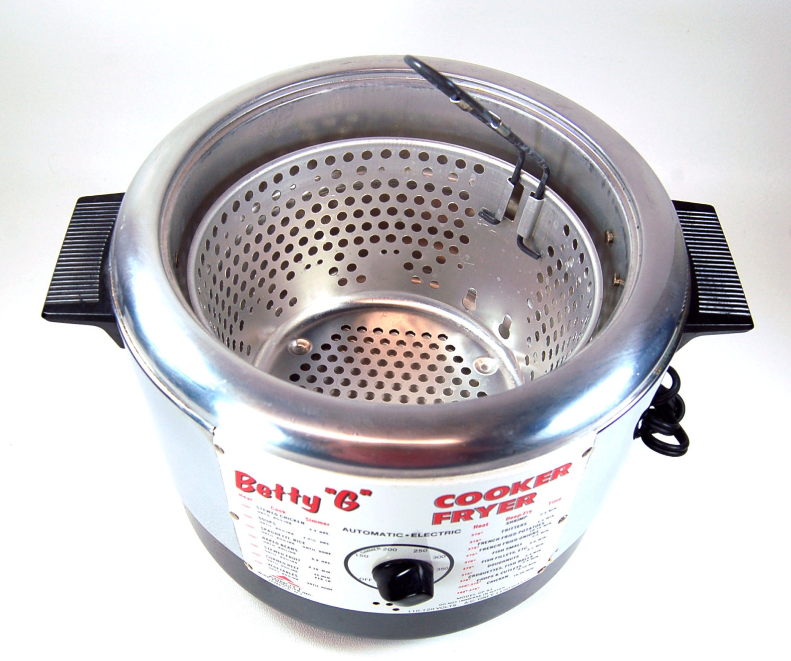 Retro Betty G Deep Fryer and Deep Fryer Thermometer Etsy