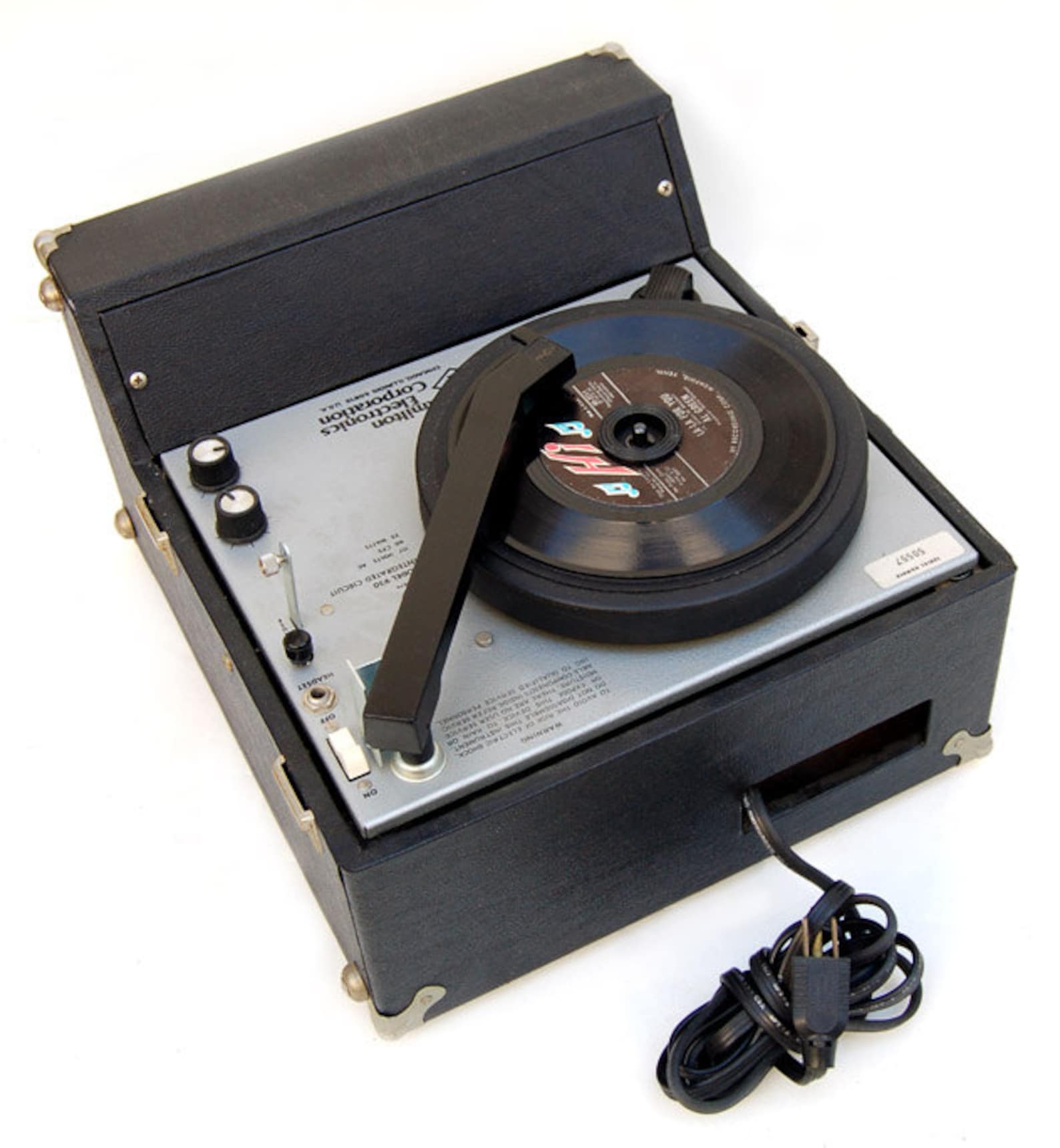 Vintage Hamilton Electronics Corporation Portable Record Etsy