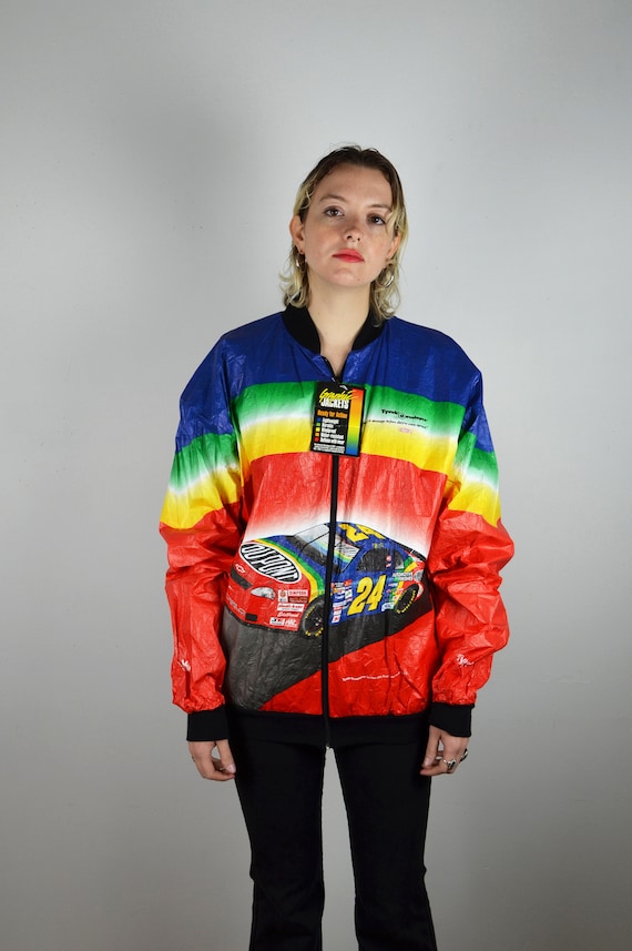 90s shop multicolor windbreaker