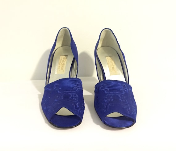 RARE 1980s 1990s silk heels / RARE / 80s D'Rossan… - image 3