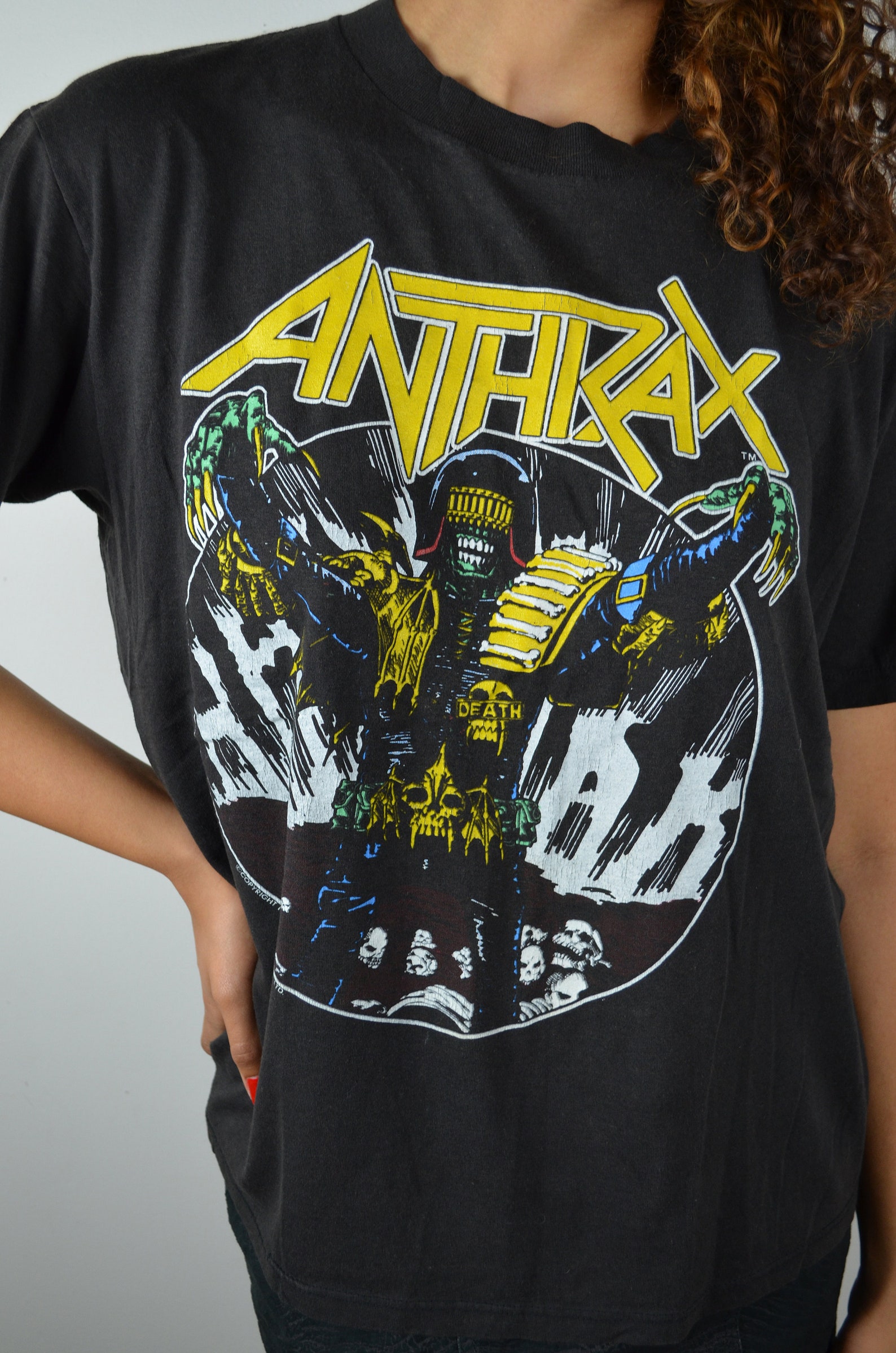 Vintage 1987 ANTHRAX T Shirt / Among The Living / Heavy Metal | Etsy